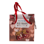 OOTB Metall-Schlüsselanhänger Bär in Tasse