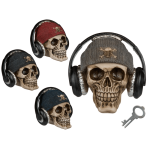 OOTB Spardose Totenkopf mit Fischermütze &