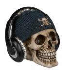 OOTB Spardose Totenkopf mit Fischermütze &