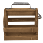 OOTB Holz-Flaschenhalter mit Metall-Flaschenöffner