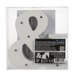 OOTB Beleuchtetes Holz-Zeichen & mit 9 LED