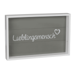 OOTB Weißes Holz-Tablett Lieblingsmensch
