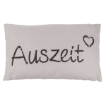 OOTB Cremefarbenes Deko-Kissen Auszeit