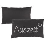 OOTB Graues Deko-Kissen Auszeit