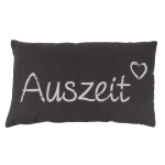 OOTB Graues Deko-Kissen Auszeit