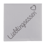 OOTB Weiße Papier-Servietten Lieblingsessen