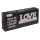 OOTB Weißer Schriftzug Love mit 27 warmweißen LED