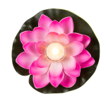 OOTB Schwimmende Seerose mit warmweißer LED