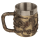 OOTB Bierkrug Cyborg Skull mit Edelstahleinsatz