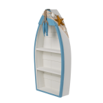 OOTB Holz-Boot mit maritimer Deko ca. 42 x 195 cm