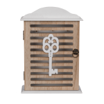 OOTB Weißer Holz-Schlüsselkasten mit...