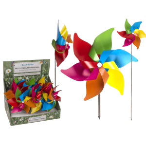 OOTB Bunte Windmühle ca. 27 cm