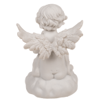 OOTB Sitzender Engel mit LED-Kugel (inkl. Batterie)