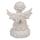 OOTB Sitzender Engel mit LED-Kugel (inkl. Batterie)