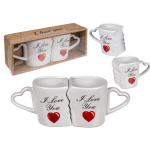 OOTB Doppel-Becher I love you 85 x 9 cm