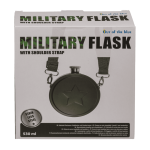 OOTB Edelstahl-Flachmann Feldflasche