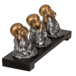 OOTB Sitzende Deko-Figur Buddha (nichts böses sehen