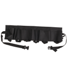 OOTB Schwarzer Flaschenhalter Bier-Gürtel 123 cm