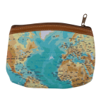 OOTB Geldbörse Weltkarte ca. 9 x 8 & 13 x 9 cm
