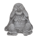 Deko-Figur, Buddha ca. 8 x 7,5 cm, 3-fach sortiert