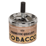 OOTB Metall-Druckaschenbecher Tobacco D: ca. 10 cm