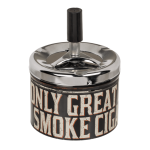 OOTB Metall-Druckaschenbecher Tobacco D: ca. 10 cm