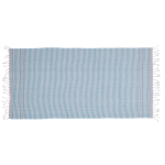 OOTB Weiß/blaues Fouta-Hamamtuch (für Sauna & Strand)