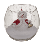 OOTB Kerze im Glas Schneemann & Weihnachtsmann