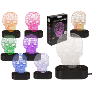 OOTB 3D-Leuchte Totenkopf ca.18 cm