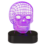 OOTB 3D-Leuchte Totenkopf ca.18 cm