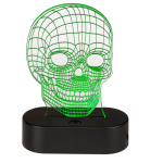 OOTB 3D-Leuchte Totenkopf ca.18 cm