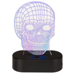 OOTB 3D-Leuchte Totenkopf ca.18 cm