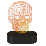 OOTB 3D-Leuchte Totenkopf ca.18 cm