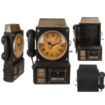 OOTB Metall-Schlüsselkasten Telefon mit Uhr