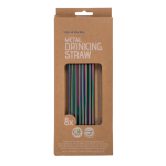 OOTB Metall-Trinkhalm in Regenbogenfarben 4029811443116