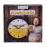 OOTB Wanduhr mit Sound Kein Bier vor 4 D: ca. 32 cm