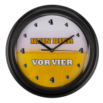 OOTB Wanduhr mit Sound Kein Bier vor 4 D: ca. 32 cm