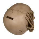 OOTB Spardose mit Schloss Totenkopf - Die 3 Affen