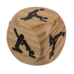 OOTB Holz-Würfel Kamasutra ca. 6 x 6 cm