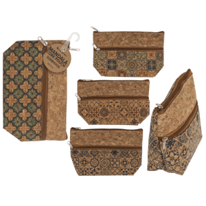 OOTB Tasche aus Kork Mandala mit Reissverschluss