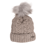 OOTB Kuschel-Mütze Zopfmuster Einheitsgröße