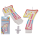 OOTB Geburtstags-Zahlenkerze 7 ca. 7 x 1 cm