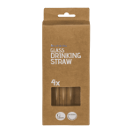 OOTB Glas-Trinkhalm mit Reinigungsbürste L: ca. 20 cm