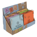 OOTB Papp-Wandschild Pastell ca. 18 x 18 cm