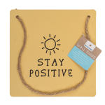 OOTB Papp-Wandschild Pastell ca. 18 x 18 cm