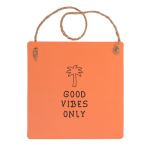 OOTB Papp-Wandschild Pastell ca. 18 x 18 cm