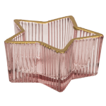 OOTB Glas-Teelichthalter Stern 2-farbig sortiert