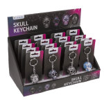 OOTB Metall-Schlüsselanhänger Metallic Skull