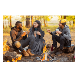 OOTB Graue Kuscheldecke mit Ärmeln & Taschen