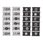 OOTB Schwarz/silberner Adventskalender